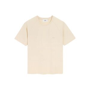 Ami Paris Neutrals T-Shirts & Vests - T-Shirts Men